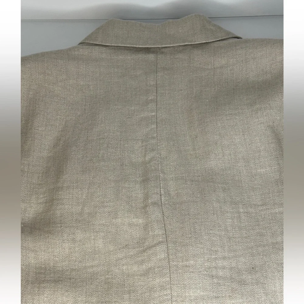 Sundance Light Tan Sophia Blazer linen size S - Picture 10 of 11